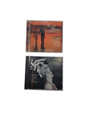 Love Story & Sentimental Journey CD Set romance easy listening date night